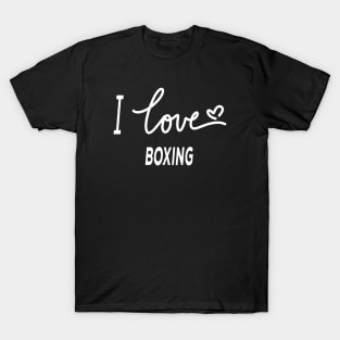 I Love Boxing T-Shirt